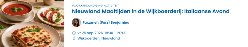 Nieuwland Maaltijden